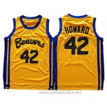 Camiseta Pelicula Beavers Dwight Howard #42 Amarillo