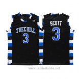 Camiseta Pelicula Tree Hill Nathan Scott #3 Negro