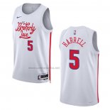 Camiseta Philadelphia 76ers Montrezl Harrell #5 Ciudad 2022-23 Blanco