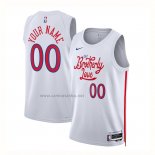 Camiseta Philadelphia 76ers Personalizada Ciudad 2022-23 Blanco