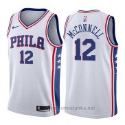 Camiseta Philadelphia 76ers T.j. Mcconnell #12 Ciudad 2019-20 Azul