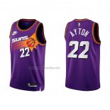 Camiseta Phoenix Suns Deandre Ayton #22 Classic 2022-23 Violeta