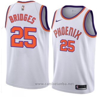 Camiseta Phoenix Suns Mikal Bridges #25 Classic 2018 Blanco