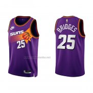 Camiseta Phoenix Suns Mikal Bridges #25 Classic 2022-23 Violeta