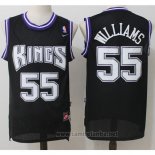 Camiseta Sacramento Kings Jason Williams #55 Retro Negro2