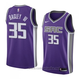 Camiseta Sacramento Kings Marvin Bagley III #35 Icon 2018 Violeta