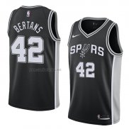 Camiseta San Antonio Spurs Davis Bertans #42 Icon 2018 Negro