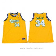 Camiseta Seattle SuperSonics Ray Allen #34 Historic Amarillo2