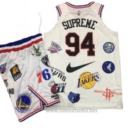 Camiseta Supreme x Nike #94 Blanco