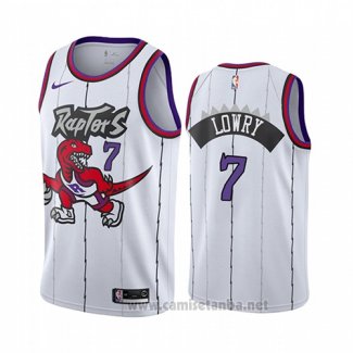 Camiseta Toronto Raptors Kyle Lowry #7 Classic 2019-20 Blanco