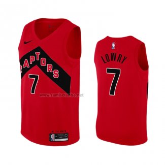 Camiseta Toronto Raptors Kyle Lowry #7 Icon 2020-21 Rojo