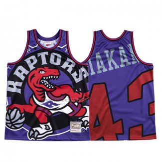 Camiseta Toronto Raptors Pascal Siakam #43 Mitchell & Ness Big Face Violeta