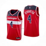 Camiseta Washington Wizards AJ Dybantsa NO 4 Icon 2025-26 Rojo