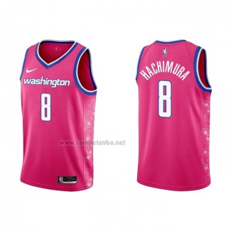 Camiseta Washington Wizards Rui Hachimura #8 Ciudad 2022-23 Rosa