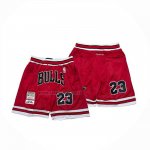 Pantalone Chicago Bulls Mitchell & Ness Just Don 1997-98 Rojo